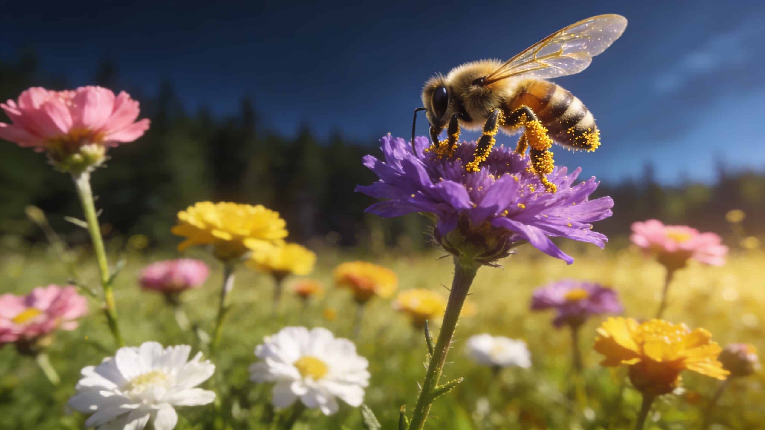 Combien de fleurs une abeille doit-elle visiter pour produire un seul pot de miel ?