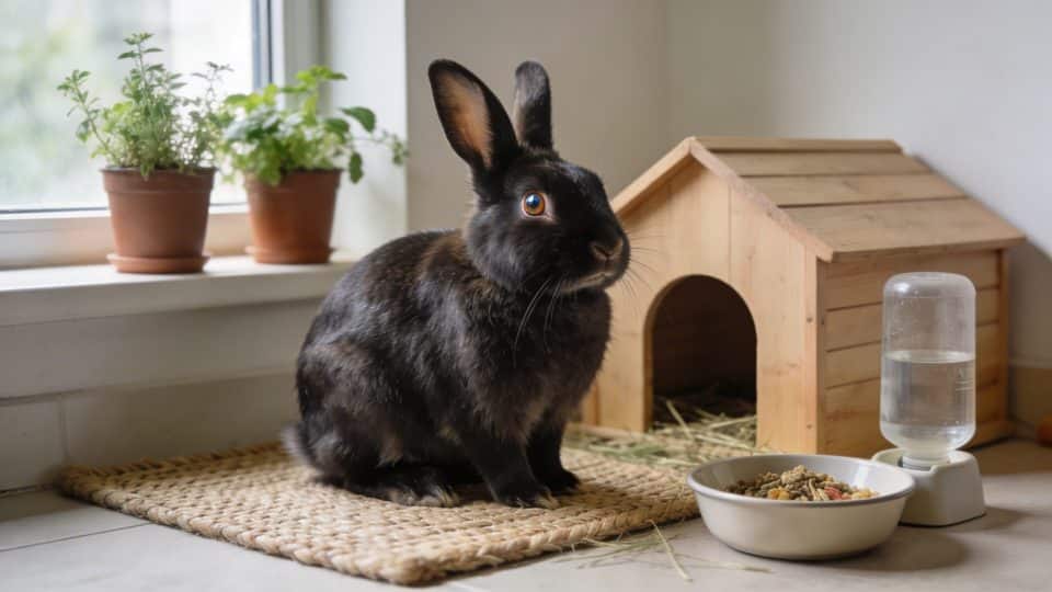 Combien de temps un lapin nain peut-il vivre en appartement si on s'en occupe bien ?