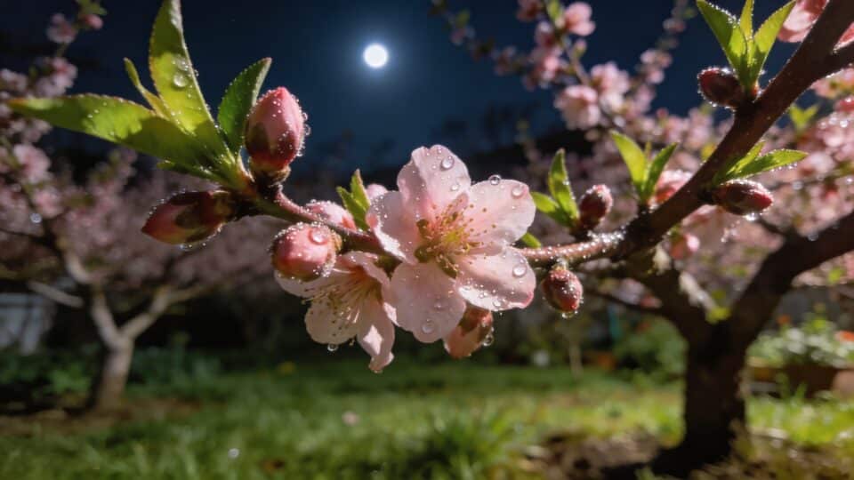 En avril, ces quelques nuits que les jardiniers négligent encore décident de la récolte de vos pêchers