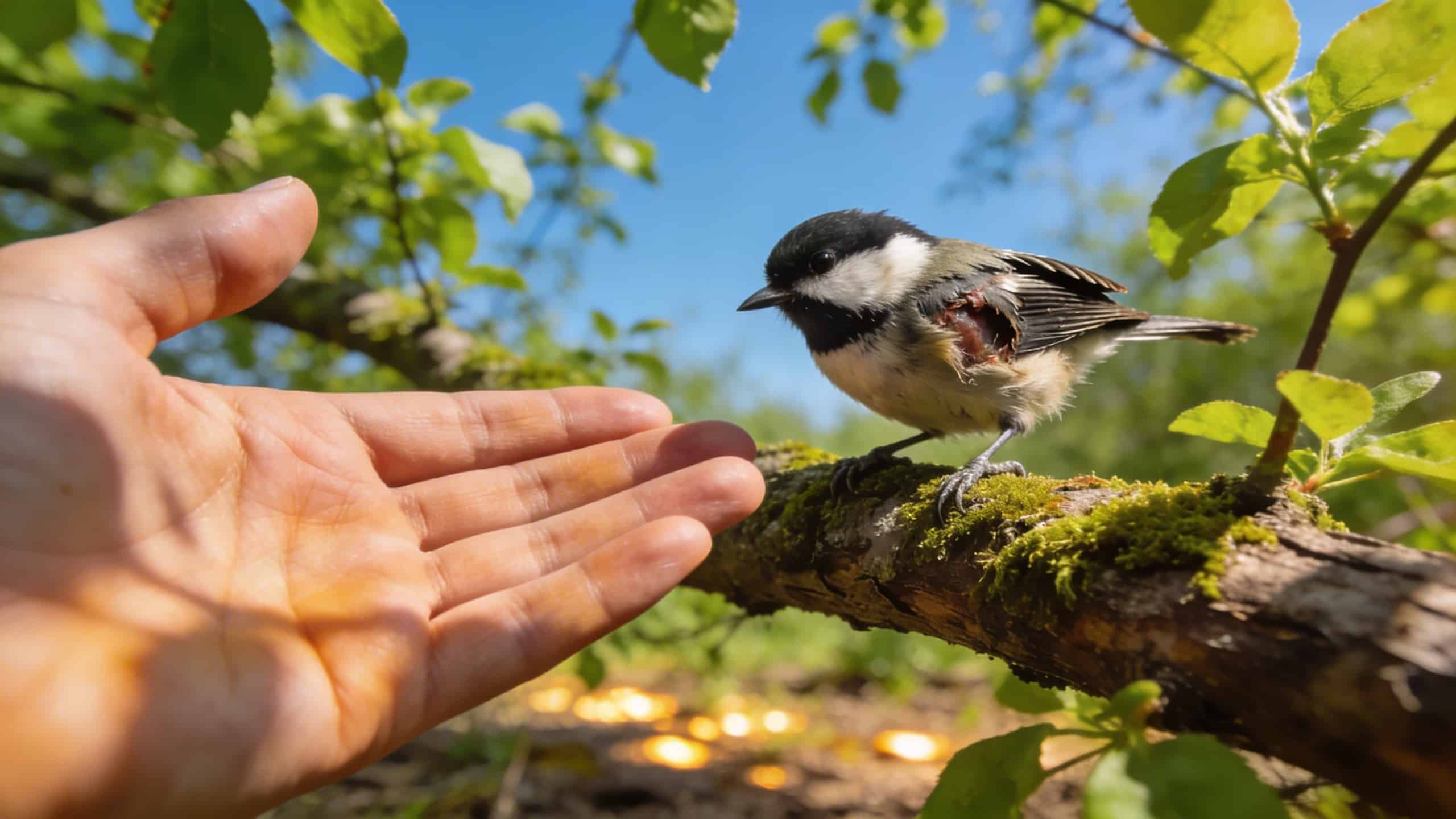 J'ai trouvé une mésange blessée : que faire ? Comment réagir ?