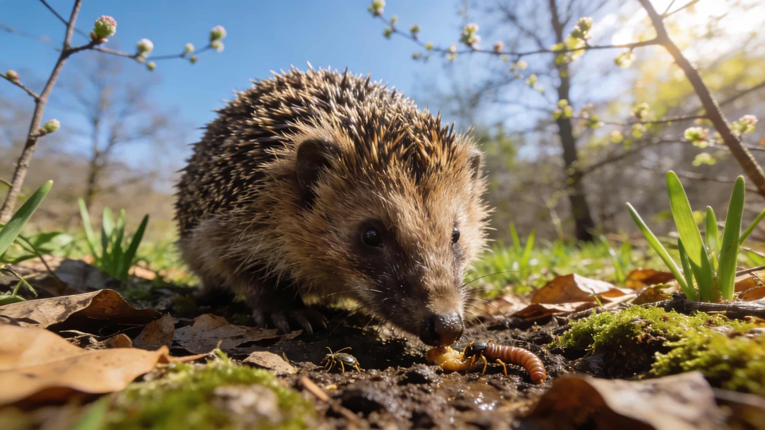Le hérisson sort de son hibernation en mars : que mange-t-il en premier et comment l'aider à reprendre des forces ?
