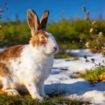 Le lièvre variable : cet animal qui change de couleur au printemps pour passer inaperçu dans la neige fondante