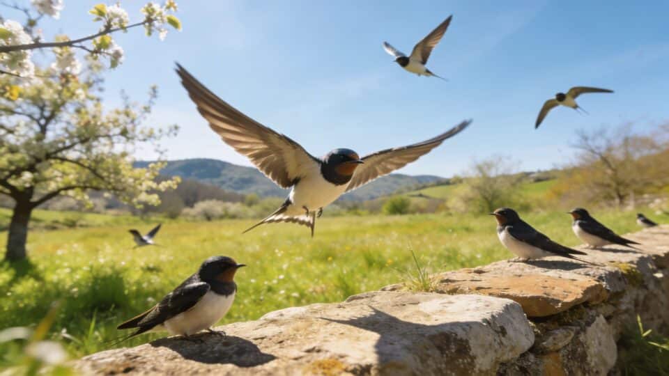 Les premières hirondelles sont de retour en France : d'où viennent-elles exactement ?