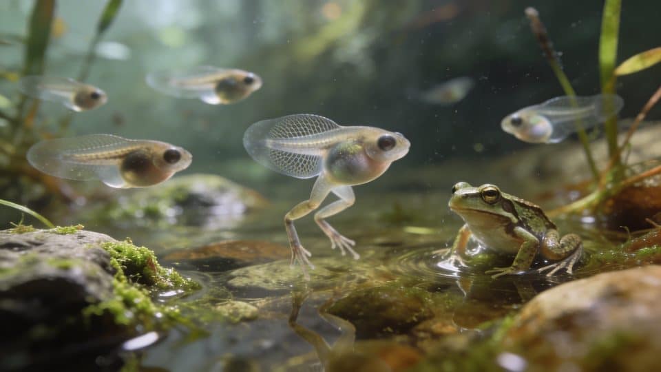 Pourquoi les bébés amphibiens comme les têtards se transforment-ils si rapidement en grenouilles dès le printemps ?