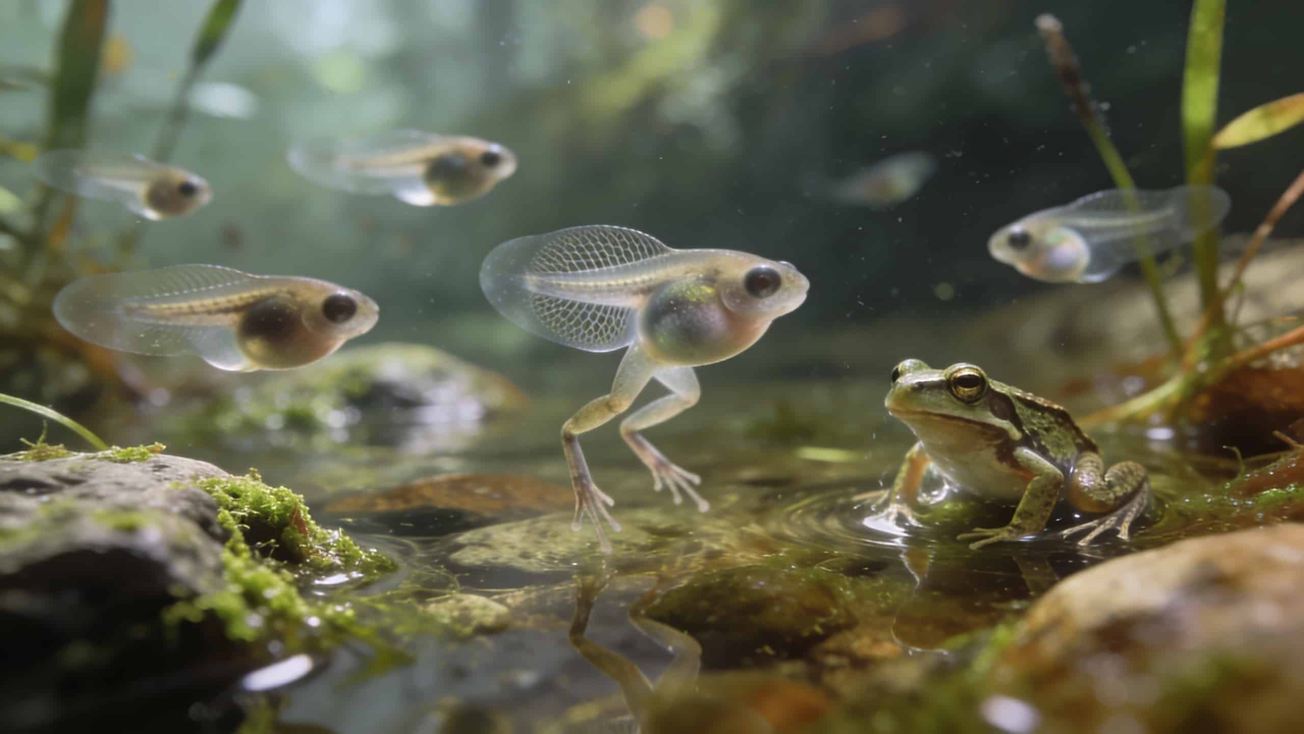 Pourquoi les bébés amphibiens comme les têtards se transforment-ils si rapidement en grenouilles dès le printemps ?
