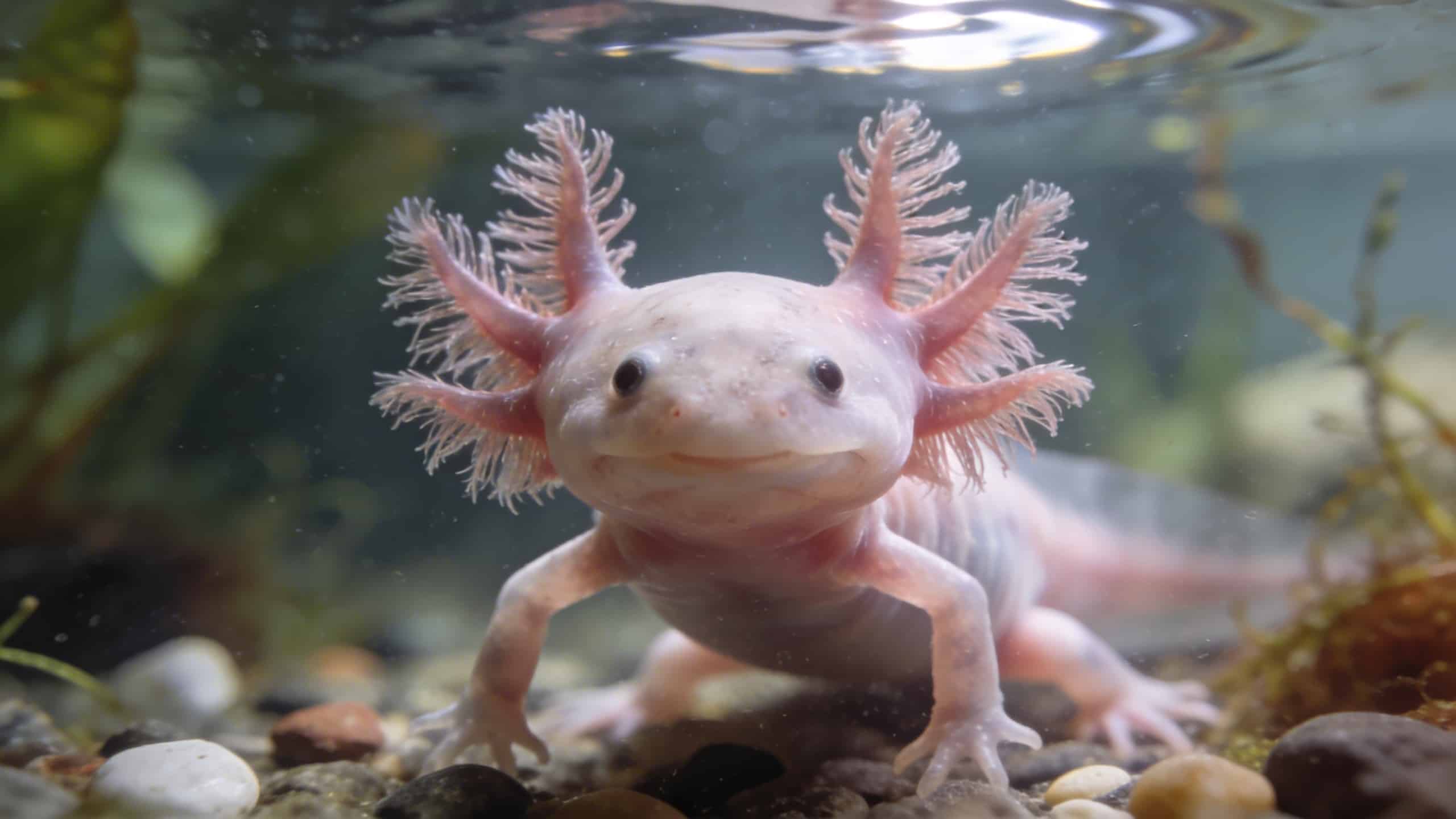Pourquoi les bébés axolotls gardent-ils leurs branchies en forme de couronne toute leur vie ?