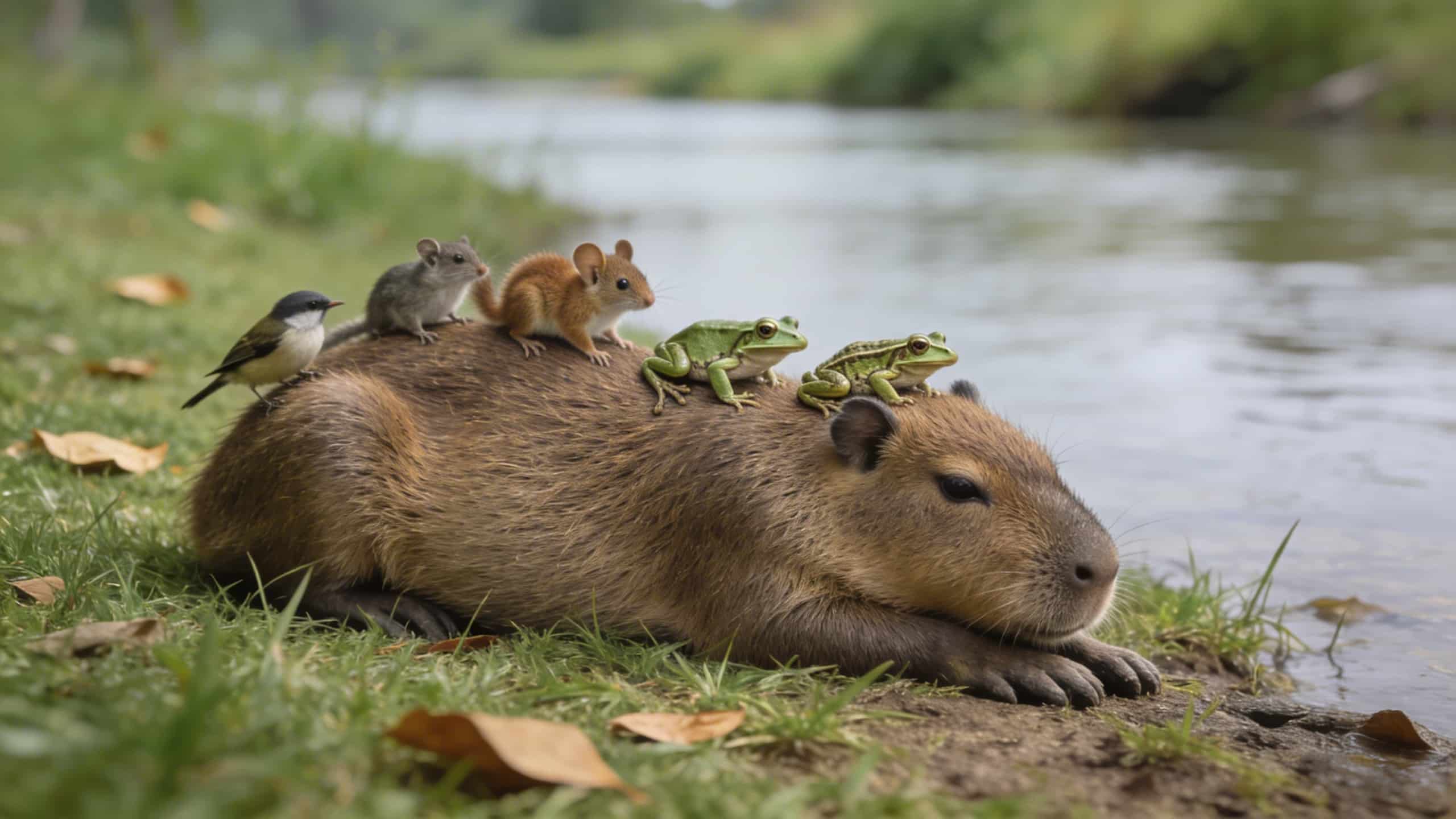 Pourquoi les bébés capybaras se laissent-ils grimper dessus par n'importe quel animal sans jamais protester ?