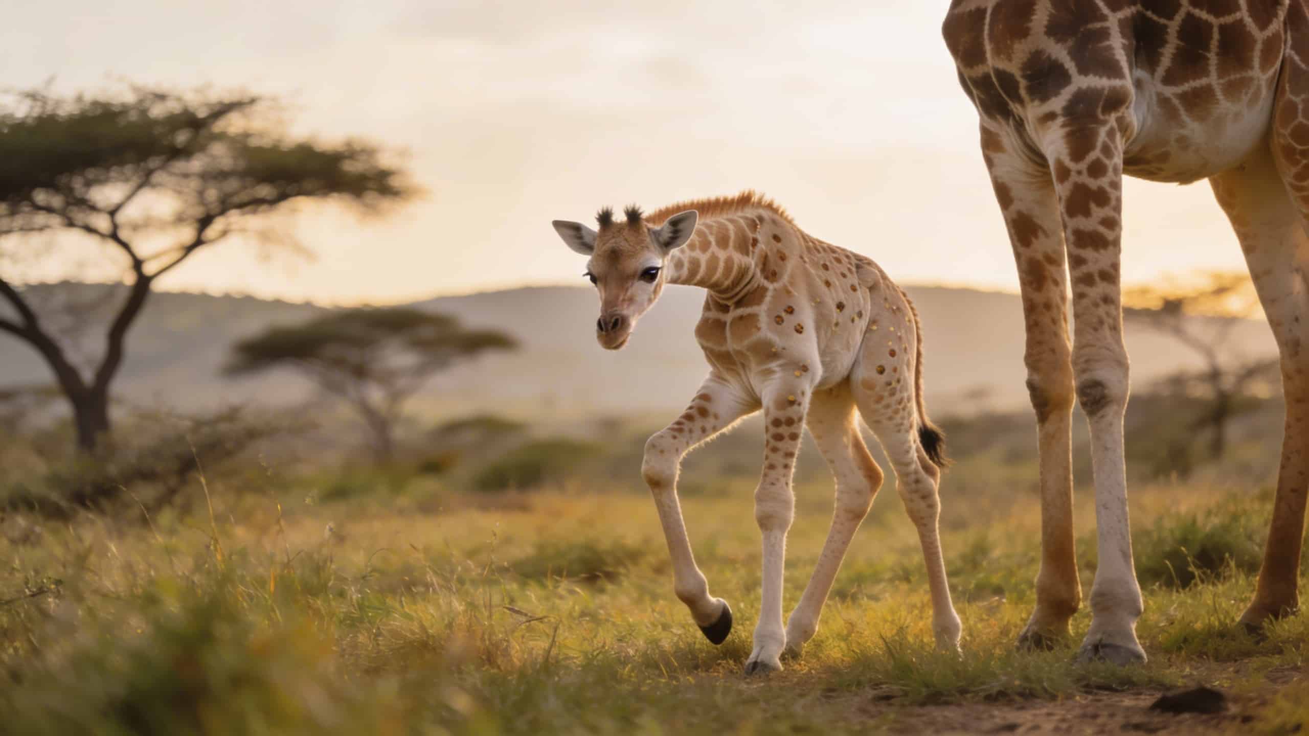 Pourquoi les bébés girafes savent-ils marcher dès leur première heure de vie ?