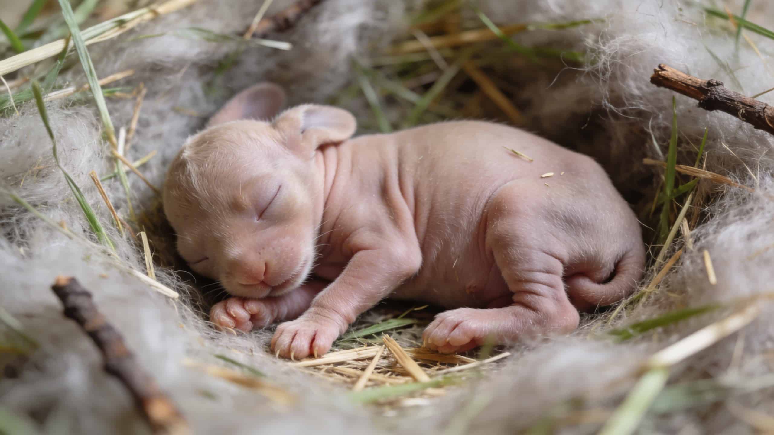 Pourquoi les bébés lapins sont-ils aussi minuscules à la naissance ?