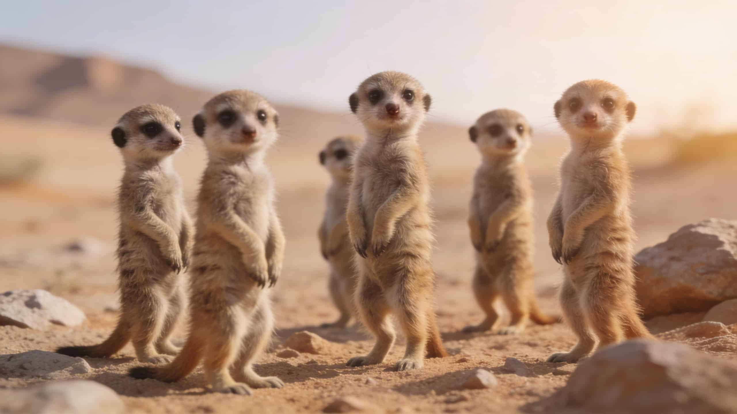 Pourquoi les bébés suricates se réchauffent-ils au soleil en se tenant debout dès le matin ?