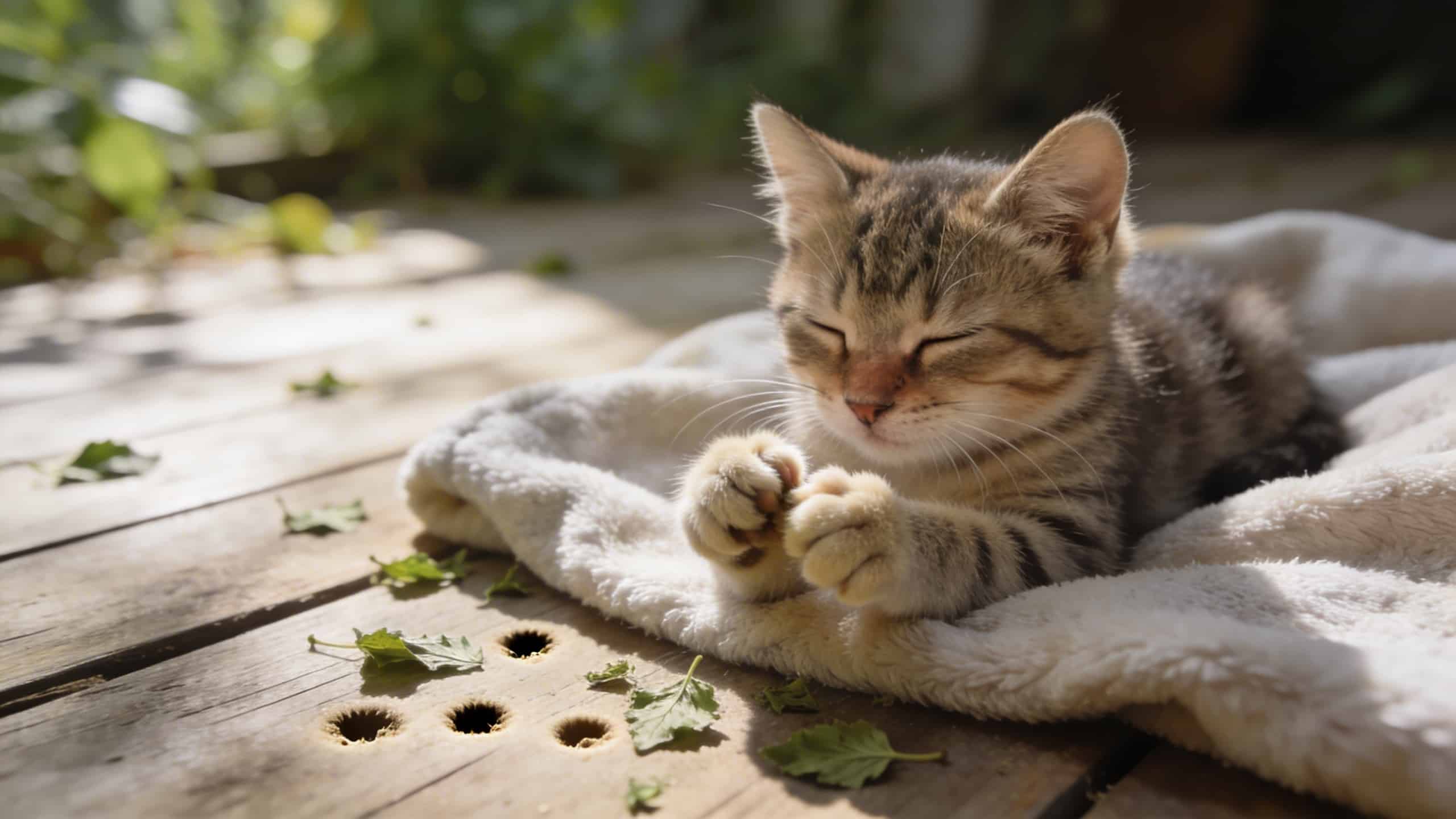 Pourquoi les chatons font-ils des pétrins avec leurs pattes quand ils sont contents ?