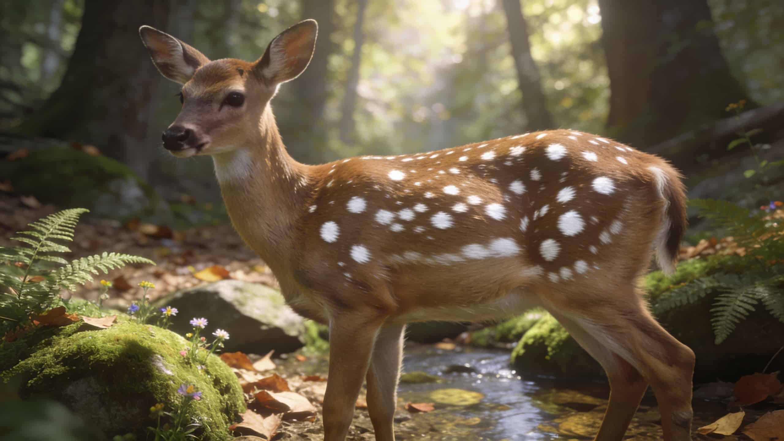 Pourquoi les chevreuils naissent-ils avec des taches blanches sur le dos ?