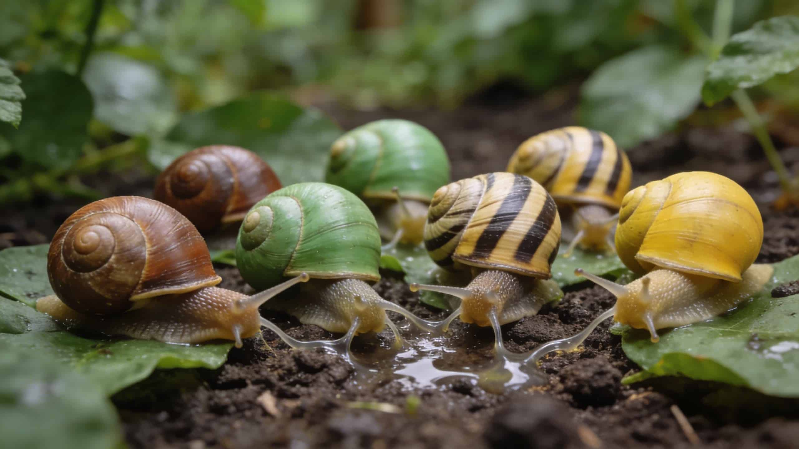 Pourquoi les couleurs des escargots de jardin varient-elles autant d'une coquille à l'autre ?