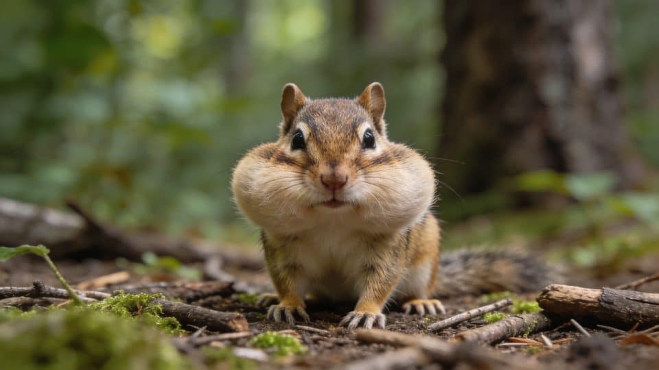 Pourquoi les écureuils tamias gonflent-ils leurs joues jusqu'à doubler la taille de leur tête ?