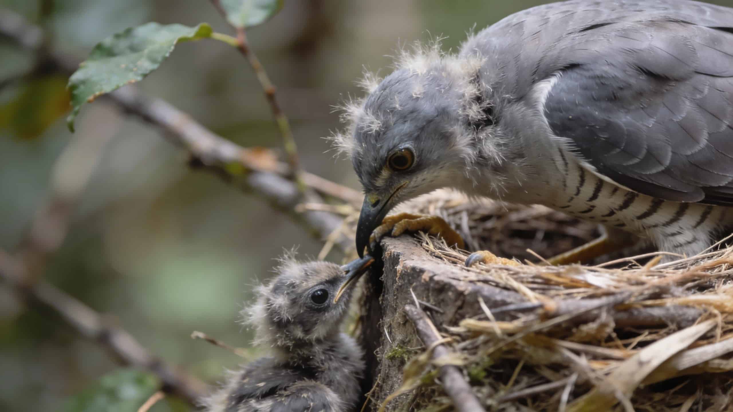Pourquoi les jeunes coucous gris poussent-ils leurs frères et sœurs de nid hors du nid dès leur naissance ?
