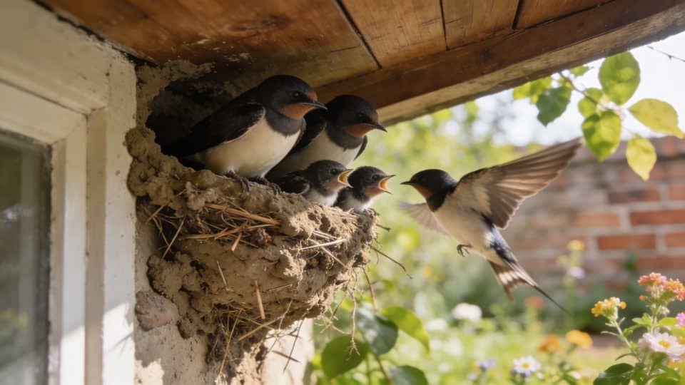 Pourquoi les jeunes hirondelles de fenêtre reviennent-elles toujours nicher exactement au même endroit chaque printemps ?
