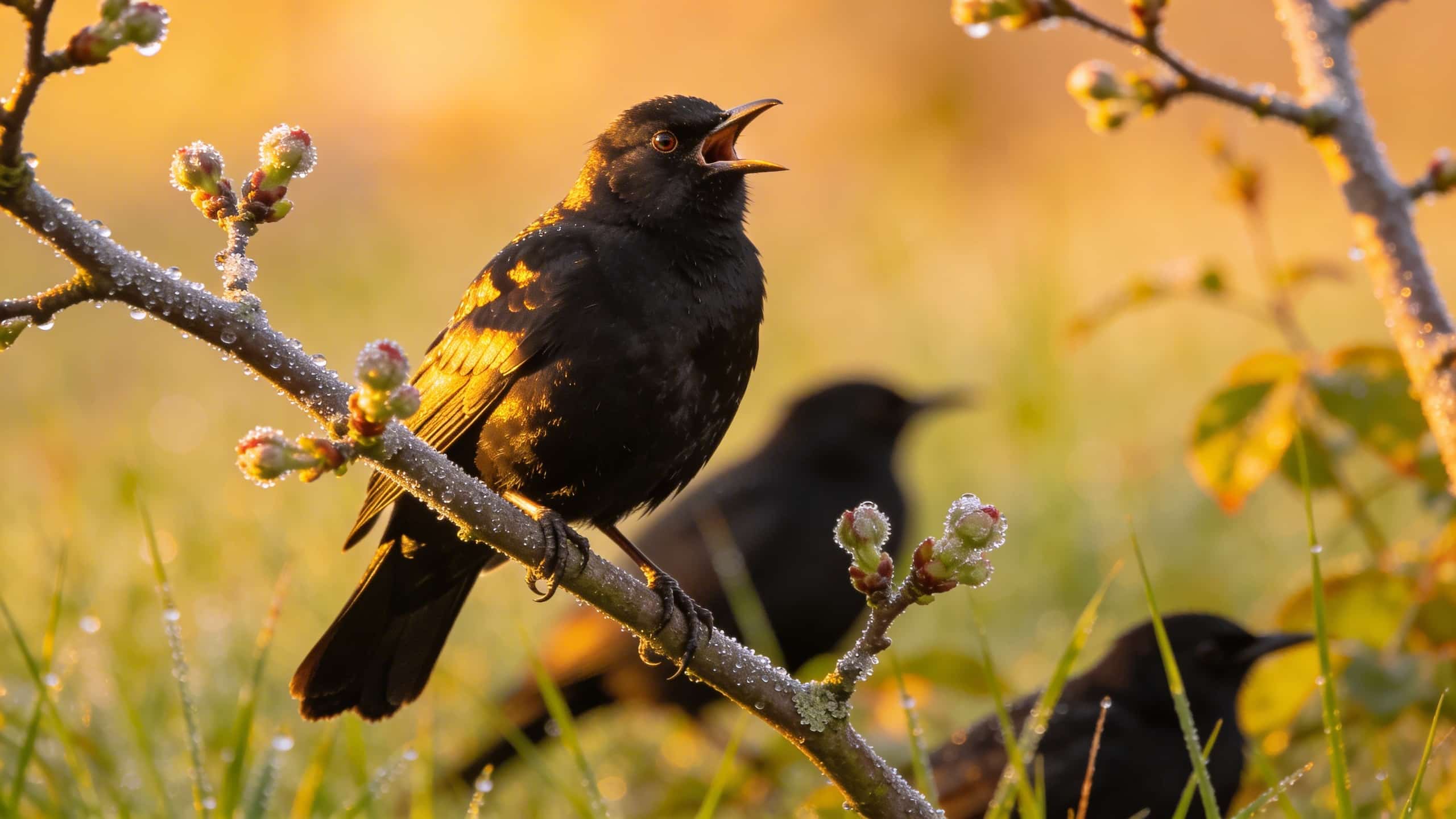 Pourquoi les merles chantent si tôt le matin en ce moment