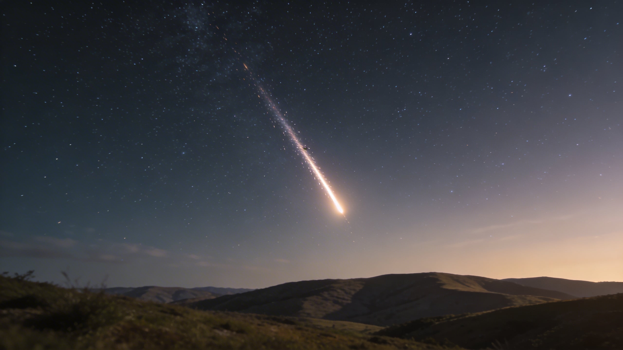 Un météore traverse le ciel à plus de 119 000 km/h
