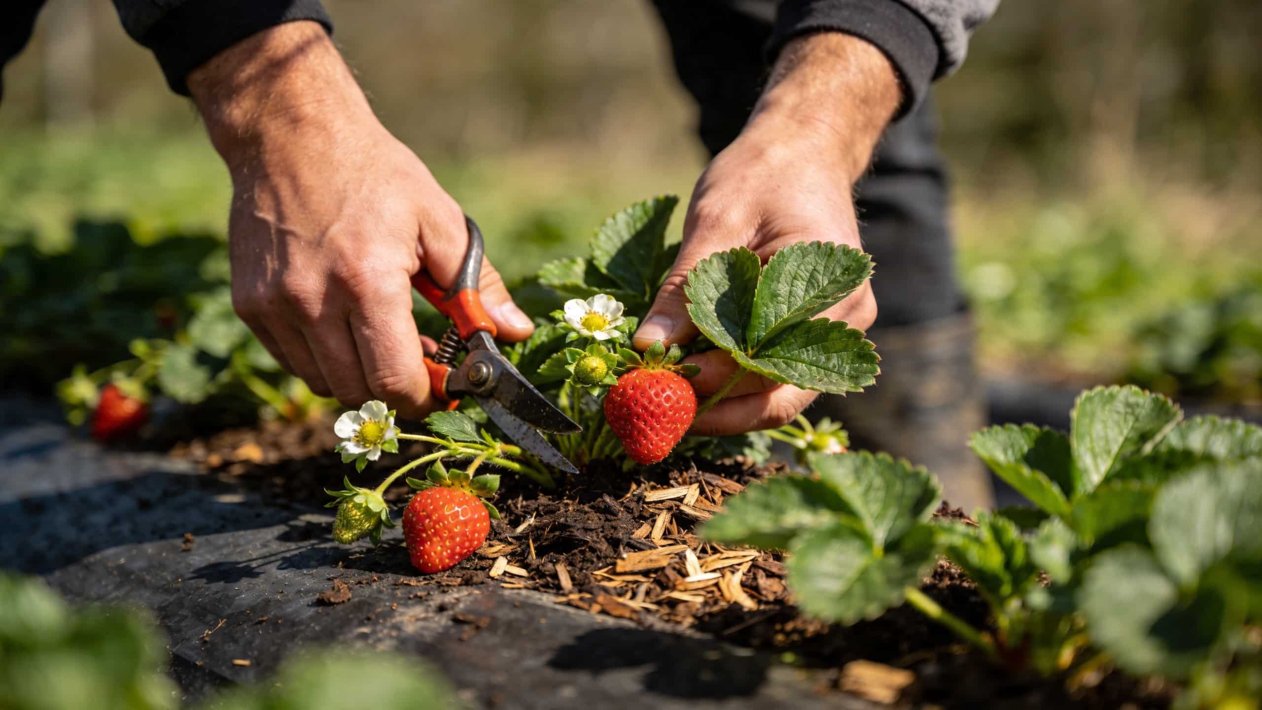 Fraisiers en avril : le geste que font les jardiniers du Nord pour doubler la récolte dès juin