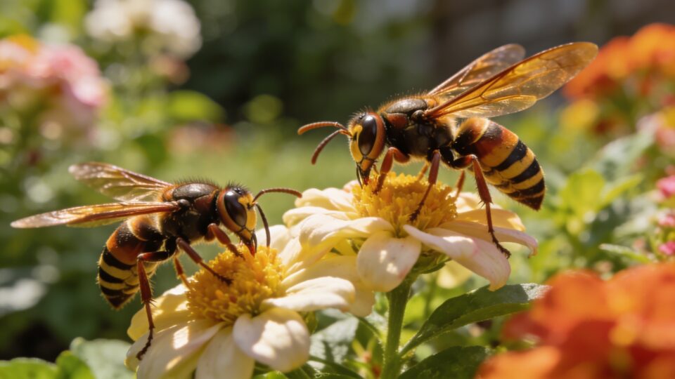 Frelons asiatiques : ce qui les attire vraiment dans un jardin et comment limiter leur présence