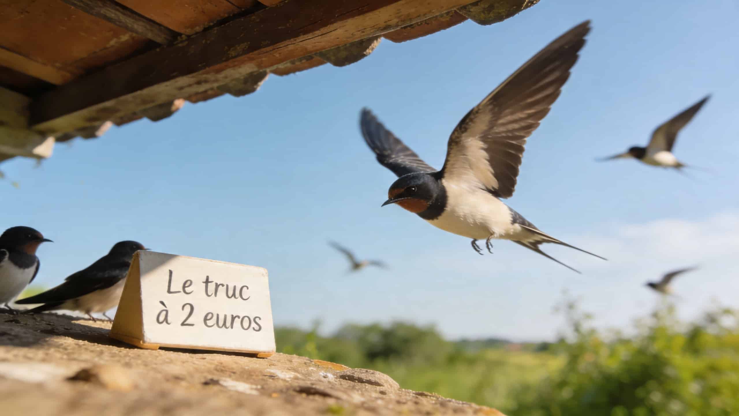 Le truc à 2 euros qui fait venir les hirondelles sous votre toit