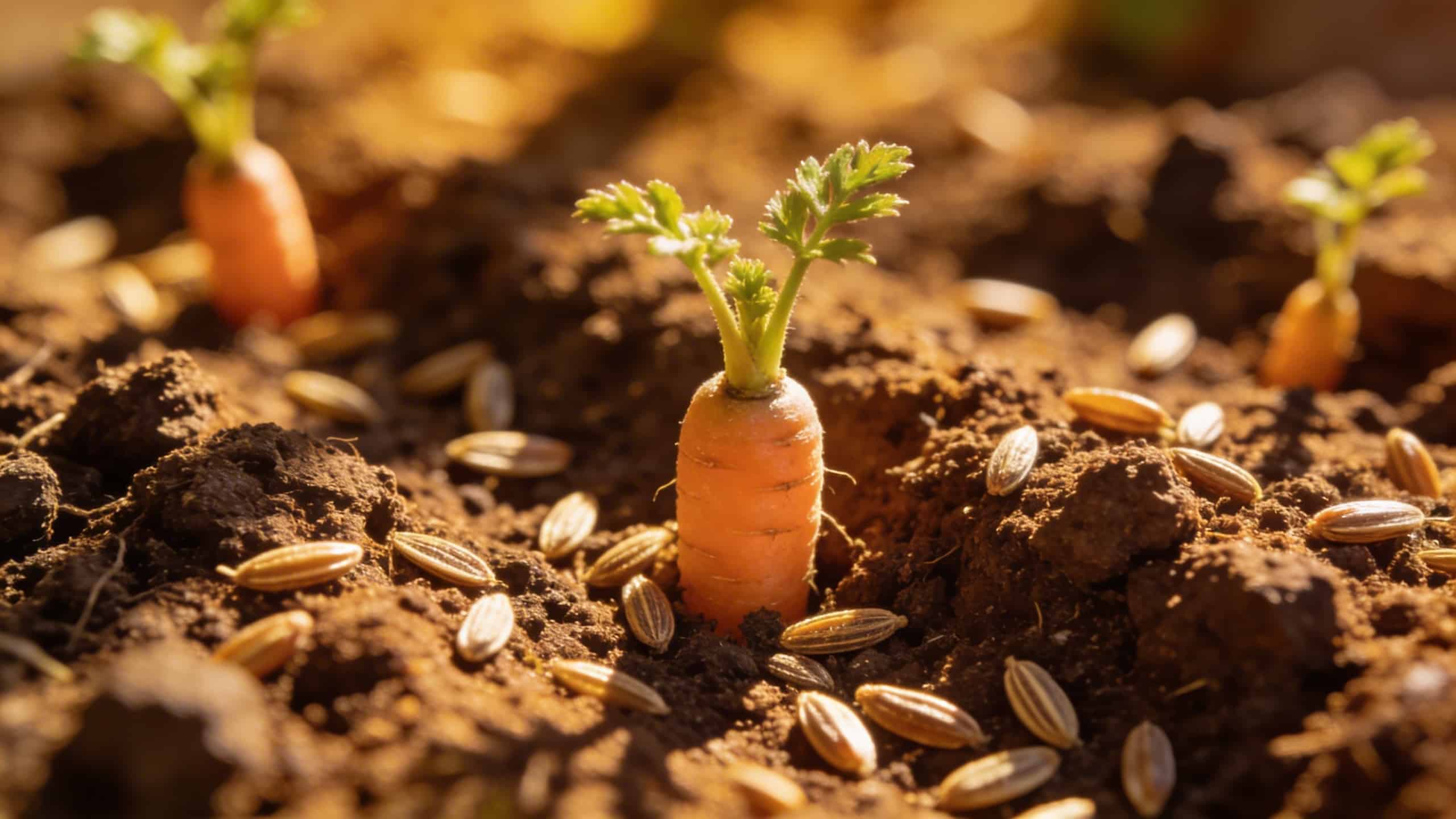 Pourquoi vos semis de carottes ne lèvent pas, et la méthode simple pour y remédier