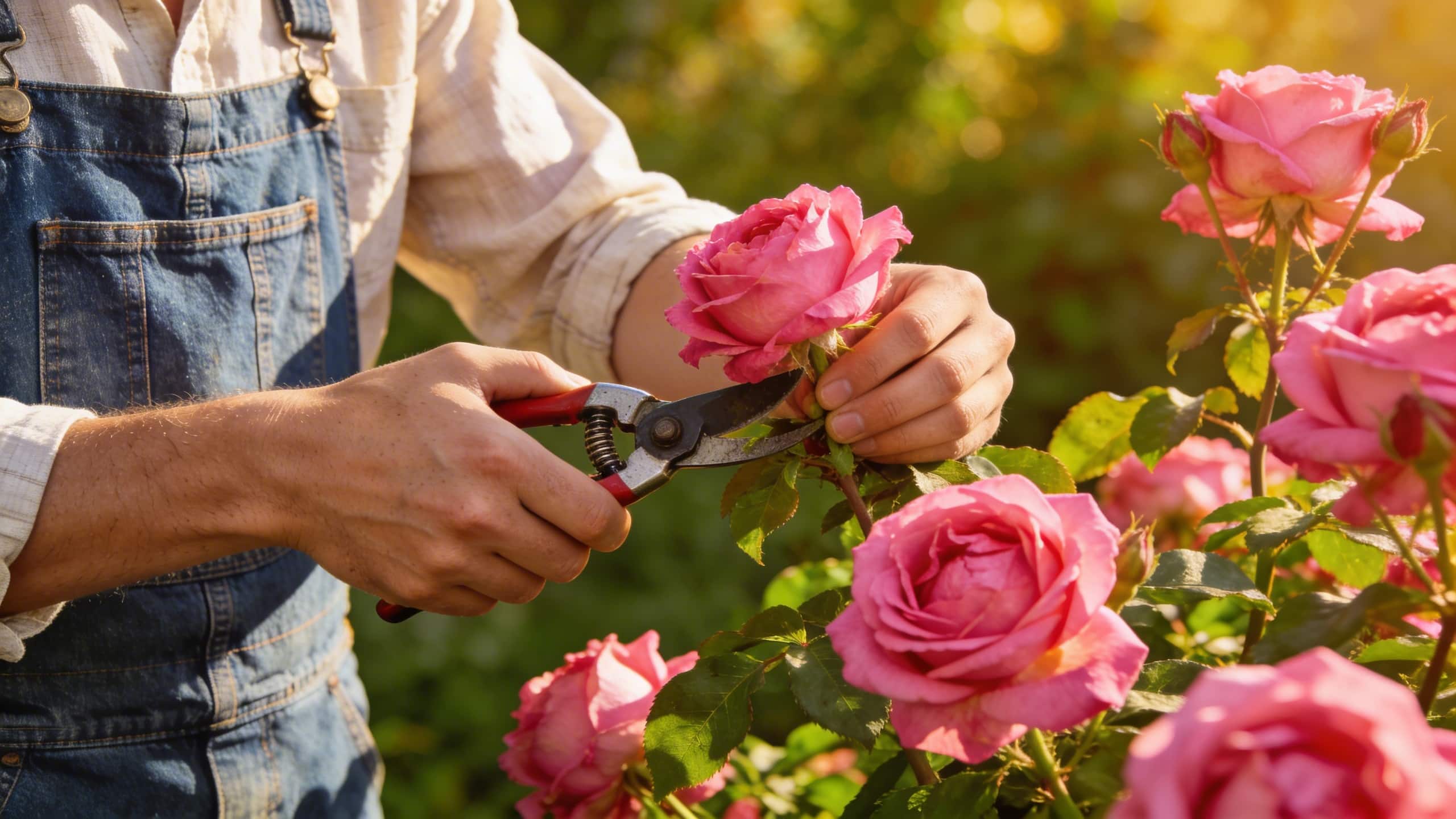 Rosiers en avril : le geste préventif que font les jardiniers expérimentés pour éviter les maladies